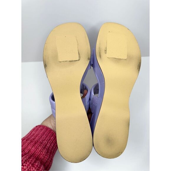 BP Raquelle Wedge Sandal Womens Size 8.5 in Purple Slip On Platform - Picture 9 of 9